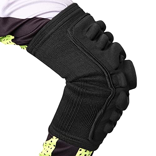 Adults Elbow Support Brace Breathable Arm Brace Pad Guard Gel Padded Compression Elbow Arm Warmer Sleeve Guard Protector for Sports Roller-Skating, Riding, Basketball 1 pc