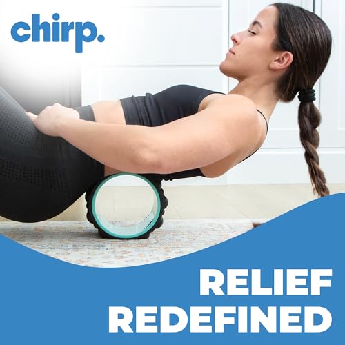 Chirp Wheel XR Knot Kneader - Firm Massage Roller, Shiatsu Thumb Massage, Muscle Release Tool for Knots &Tension Relief | High Density Foam for Physical Therapy & Relaxation, 500lbs Capacity, 6" Mint - size: 6 Inch Mint
