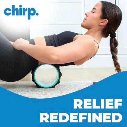 Chirp Wheel XR Knot Kneader - Firm Massage Roller, Shiatsu Thumb Massage, Muscle Release Tool for Knots &Tension Relief | High Density Foam for Physical Therapy & Relaxation, 500lbs Capacity, 6" Mint - size: 6 Inch Mint