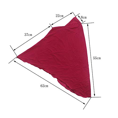 Girls Hijab Muslim Scarf for Kids – Ready to Wear, Solid Color, Soft & Breathable Daily Headwear for Ages 6-11 - color: White