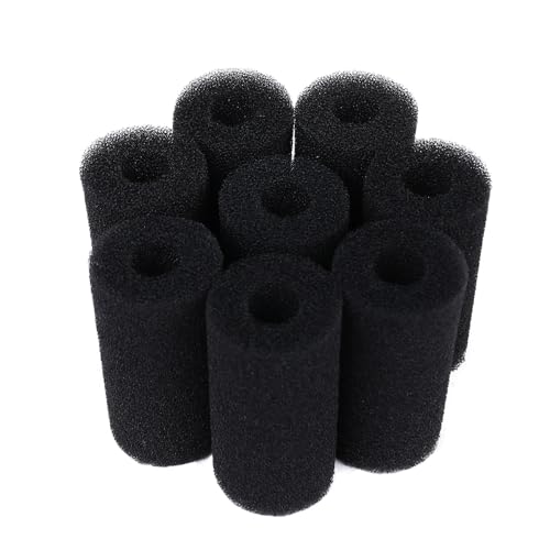 8 Pack Pre-Filter Sponge Aquarium Pre Filter Foam Rolls 0.6” Intake Replacement Sponges for Fish Tank Filter Accessories (1.6''Dx3.1''Hx0.6''Intake)