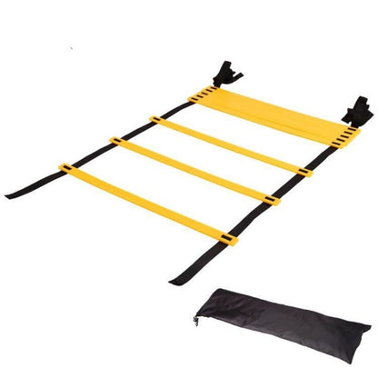 Kadimendium Speed Training Ladder with Adjustable Spacing Footwork Practice Equipment for Fitness Enthusiasts - size: 4m / 13.12ft 8 Rung