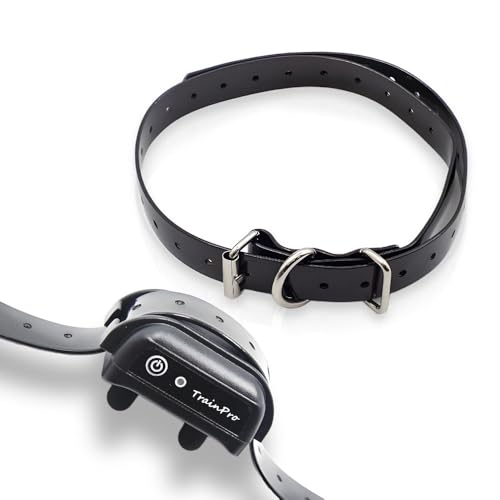 Waterproof TPU Replacement Strap for Dog Training Collar, 27.5 in - color: Black