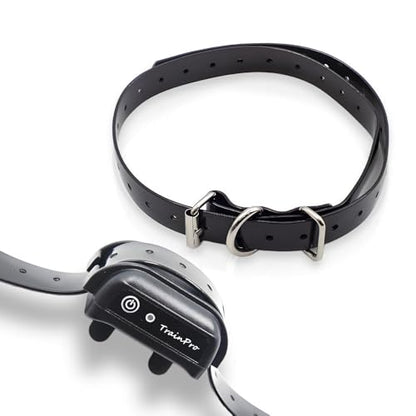 Waterproof TPU Replacement Strap for Dog Training Collar, 27.5 in - color: Black