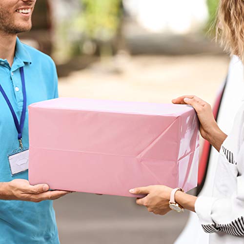 Metronic Poly Mailers 14.5x19 200 Pack, Large Shipping Bags for Clothes | Strong Adhesive Waterproof Tear-resistant Mailing Bags, Shipping Envelopes for Clothing, Shops, Small Business, Light Pink. - size: 14.5x19 200PC
