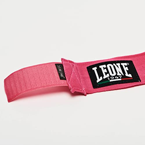 LEONE 1947, Hand Wraps Black - color: pink, size: 3,5 m