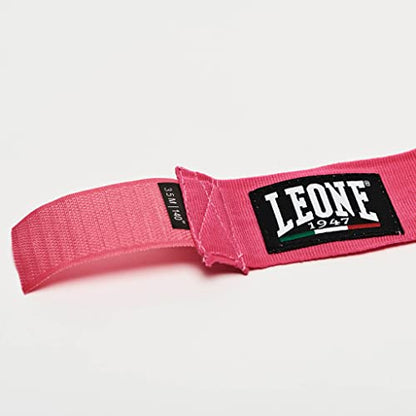 LEONE 1947, Hand Wraps Black - color: pink, size: 3,5 m