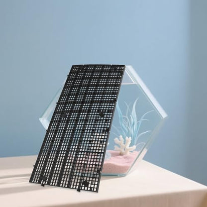 4PCS Fish Tank Divider Screen - Grid Isolation Board Partition Net - Betta Fish Separator Plastic Grid Panel for Aquarium Partition - Divider Tray 11.5 X 5.9 Inch