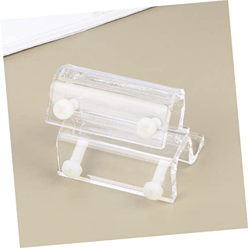 BESPORTBLE 4pcs Acrylic Fish Tank Cover Holder Bracket Practical Support Tool for Open Aquariums Turtle Tanks and Pet Stable and Easy to Install
