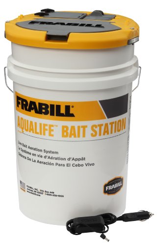 Frabill Buckets & Accessories - style: Bait Station 6 Gal Aeration System