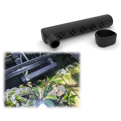 Low Flow Spray Bar Compatible with Fluval Flex 15gallon, Water Output Reducer Aquarium, Three-Direction Flow Diverter with Surface Agitation