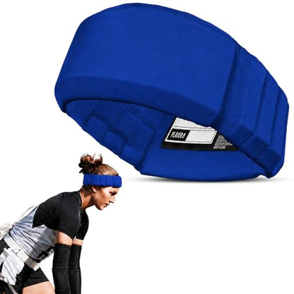 Gamebreaker Aura Protective Headband - Lightweight Soccer & Flag Football Headgear with Quick-Wick Moisture Control & Impact Protection - Unisex Youth & Adult - color: Royal Blue, size: X-Large-XX-Large