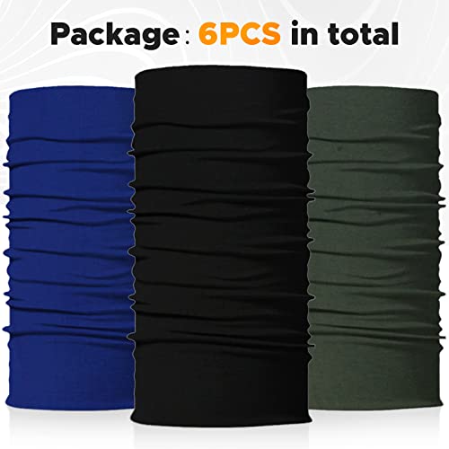 JOEYOUNG Headwear, Bandana, Neck Gaiter Head Wrap Headband Balaclava Magic Scarf - color: A-soild-4