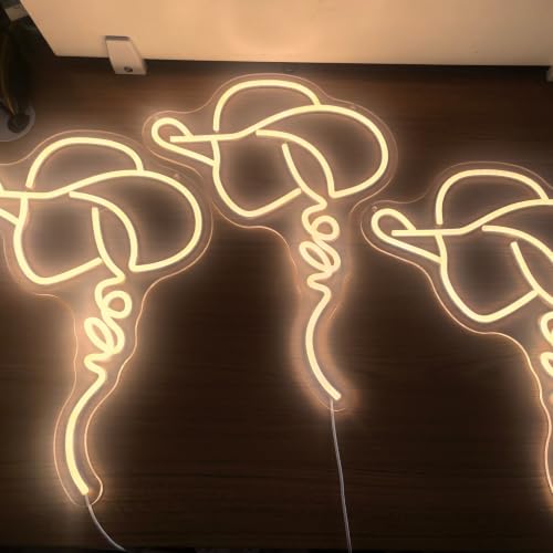 Cowgirl Hat Neon Sign Western Rodeo Rustic Bar Bedroom Decor-17.7"x12.8" - color: Western Art Cowgirl