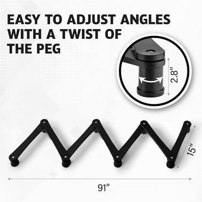 The Snake Stickhandling Trainer – Adjustable Hockey Training Aid for Puck Control, Quick Hands, Reaction Time & Coordination – Snake 5, Snake 7 & Elevated Styles - style: Snake 7
