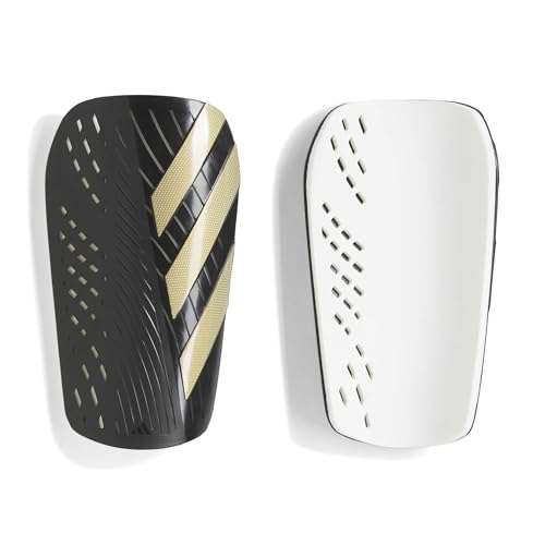 adidas Unisex Adult Tiro Soccer Shin Guards - color: Black/Gold Metallic/Club, size: Large