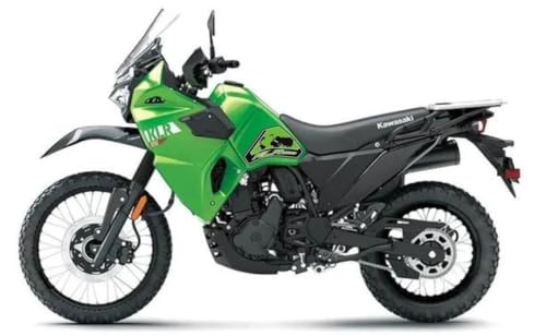 KLR650 Tank PAD Front Side Tank Pad Fuel Stickers Compatible with Klr650 2022-2025 3D Gel Tank Fuel Gip Decal KLR650 Sticker Pad(Green) - color: 144 Green