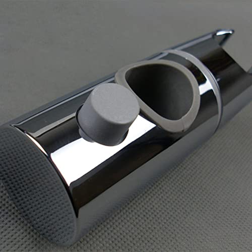 Shower Head Holder for Slide Bar - Adjustable Hand Showers Clamp | 360 Degree Rotation Slider, Bathroom Replacement Bracket, Universal Shower Sprayer Mount, Easy Install Holder - size: 24mm