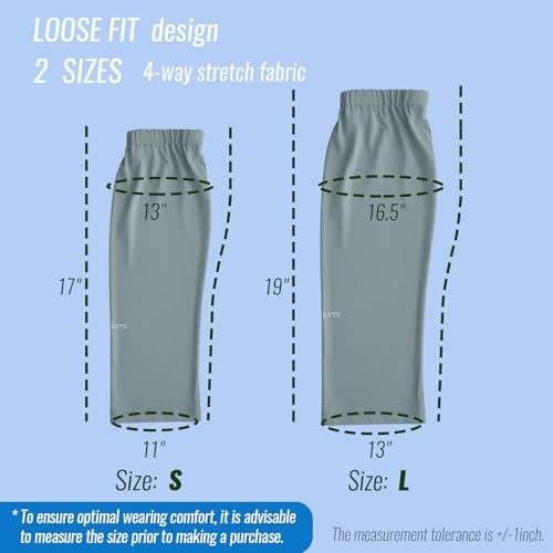 UPF 50+ Sun Protection Arm Sleeves Elastic band Adjustable Cuff Loose Fit Non-Sticky Airflow Friendly Outdoor - color: Grey, size: Small