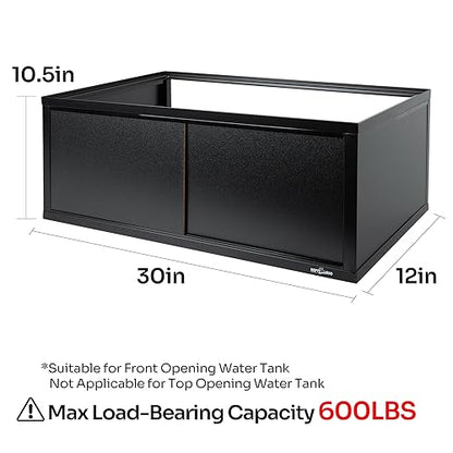 REPTI ZOO Deluxe Terrarium Stacker with Front Sliding Doors, Reptile Tank Stacker Suitable for Stacking 30" W and 12" D Terrariums, 30" W X 12" D X 10.5" H - size: Terrarium Stacker(30"W X 12"D X10.5"H) )