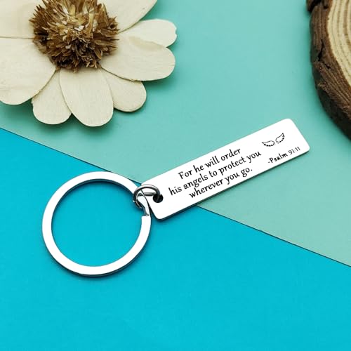 Bible Verse Keychain Religious Faith Gifts Christian Gift for Women Men Christmas Jewelry Easter Prayer Christian Jewelry Inspirational Easter Prayer Gift Religious Gift Birthday Graduation Gift