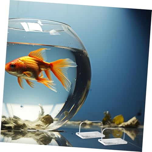 4pcs Replacement Aquarium Lid Handles Easy to Install Acrylic Fish Tank Cover Accessories for Aquariums Secure Adhesive Design for Convenient Use