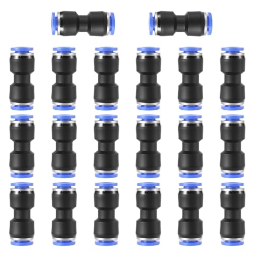 1/4 OD Pneumatic quick Connector Push to Connect fittings Straight Union/Coupler