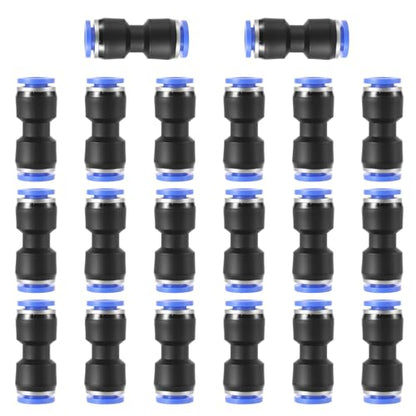 1/4 OD Pneumatic quick Connector Push to Connect fittings Straight Union/Coupler