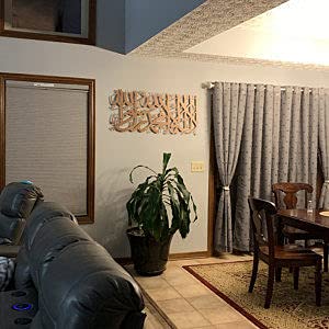 iwa concept La ilaha illallah Mohammad Rasulallah Metal Islamic Wall Art First Kalima | 이슬람 라마단 벽 장식 | 아랍 캘리그래피 | 쿠란 벽 아트 (구리, 미디엄 (50.8 x 23.4cm(20 x 9.2인치)) - color: 구리, size: 20L" x 9.2W"