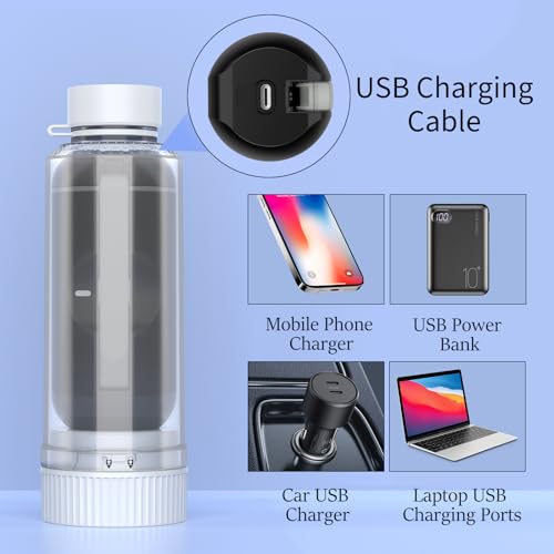 Portable Bidet for Travel, Rechargeable Waterproof Sprayer, White - color: White