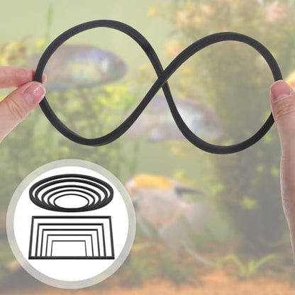 Hariendny 10 Pack Fish Feeding Ring Aquarium Floating Plant Barrier Round and Square Floating Aquarium Plant Corral Foam Fish Feeder Rings Fish-Tank Accessories for Betta Goldfish Floating-Plants