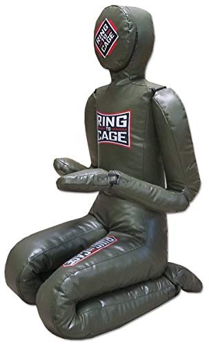 Ring to Cage Deluxe MMA Grappling/Jiu Jitsu/Ground & Pound Dummy 3.0 - Youth or Adult - color: Adult (Filled)-Marine Green