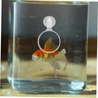 CALLARON 4pcs Acrylic Cup Lens for Fish Tank Viewing for Observing Animals User-Friendly Design for Easy Installation and Use
