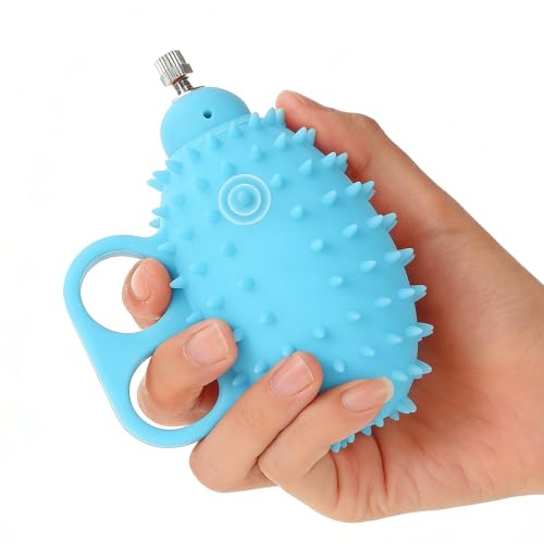 Hand Ball Finger Therapy Adjustable Grip Strengthener for Arthritis, Carpal Tunnel, Sports Recovery For Men Women - color: Blue