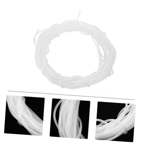 POPETPOP 30m Airline Tubing for Aquariums Flexible Silicone Hose for Air Pump Fish Tank Oxygen Supply and Reusable Suitable for Hydroponics and Terrariums