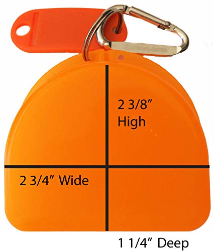 Field Hockey Mouthguard Case - Winning Team - Orange - color: Orange