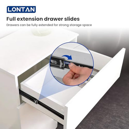 LONTAN 10 Pairs Black Side Mount Drawer Slides 12 Inch Heavy Duty Rails | Electro-Coated Cold Rolled Steel; 100lb Capacity Full Extension; Smooth Ball Bearing Glides; Quick Release Easy Setup - color: Black, size: 12 Inch - Drawer Slide