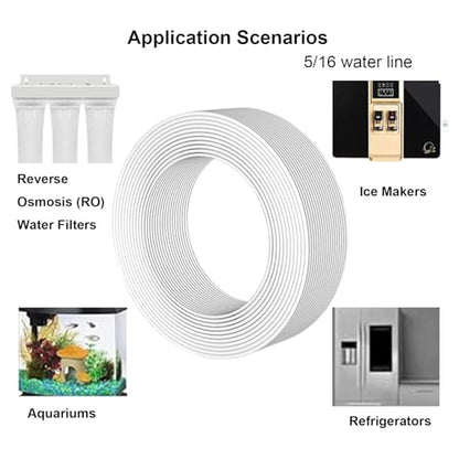 5/16" Push-to-Connect Fitting 10-Pack for RO Water Filter