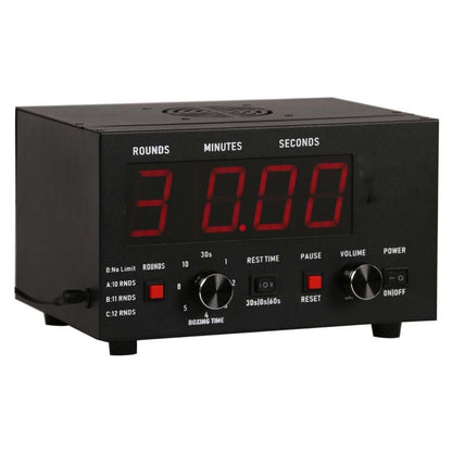 Boxing Timer, Gymnastics Timer,with Large Display, Multiple Preset Options, Adjustable Round/Rest Time for Boxing Gym, Fitness Training