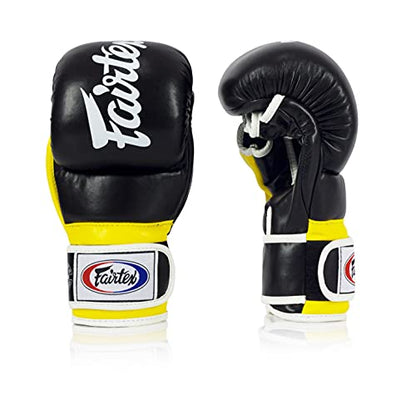 Fairtex FGV18 Boxing Gloves with Deodorizer Inserts | Lightweight, Shock Absorbent Gloves for Muay Thai, MMA | Moisture & Odor Control for Fresh, Long-Lasting Gear