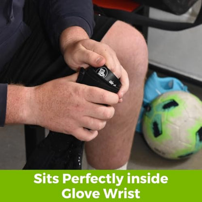 gloveglu Fresh 'n' Dry Airloop Goalkeeper Glove Dryer | Dual Airflow Loops Reduce Moisture & Odor | x2 Ventilated Air Loops for Faster Drying | Football Glove Drying Accessory for Training & Match Use