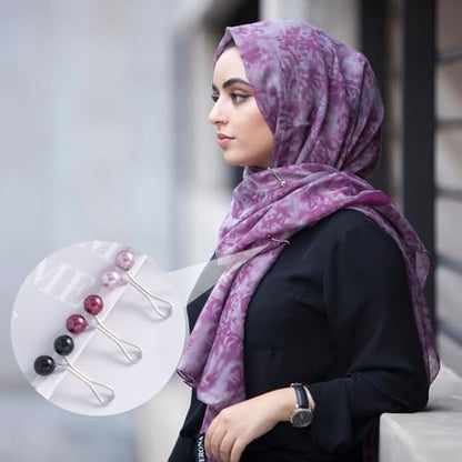 Joez Wonderful 12pcs Hijab Pins Clips for Women, 12 Colors - color: 12pcs, 12 Colors