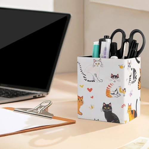 Cat Fish Tank Butterfly Pencil Holder,Pen Holder Cup,Pencil Cup Holder,Makeup Brush Holder,Desk Office Pen Organizer