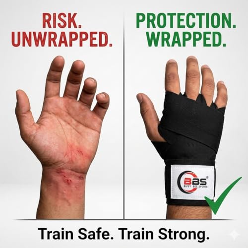 Busy Bee Sports Boxing Hand Wraps - color: Black