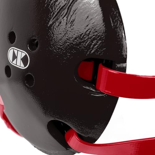 Cliff Keen Signature Wrestling Headgear - color: Black / Scarlet