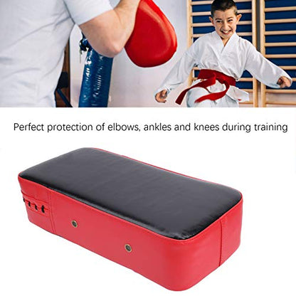HERCHR Boxing Strike Pads, PU Sponge Punching Pad Shock Proof Strike Shield Foot Target Practice Training Pads Equipment for Taekwondo Karate Kick Punching(red)