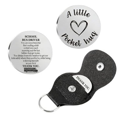 Pocket Hug Token 2026 Graduation Giftsfor her him Mothers Day Gifts for Mom Thank You Gift for Her Him - color: Busdriver Gift