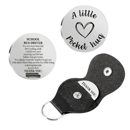 Pocket Hug Token 2026 Graduation Giftsfor her him Mothers Day Gifts for Mom Thank You Gift for Her Him - color: Busdriver Gift
