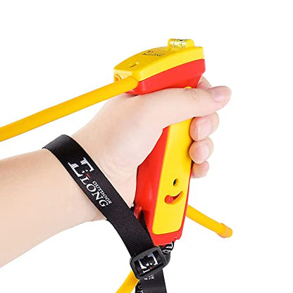 Archery Bow Trainer Draw Training Aid Device Strength Stretch Band Exerciser for Recurve Bow Compound Shooting Youth Adults Beginner Portable Bow Riser Handle - color: Yellow
