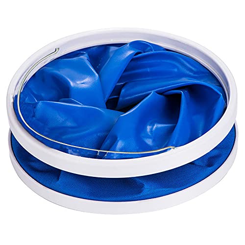 QWEQWE Foldable Bucket, Aquarium Water Change Pail, Outdoor water storage container for Camping, Hiking, Gardening, Space-Saving Packable pail for Car, RV, Fishing, Fruit Picking & More